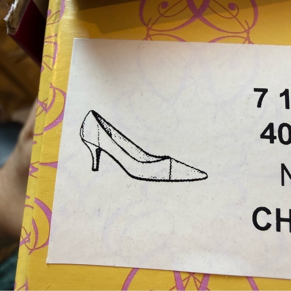 Easy Street Chiffon Pointed Toe Kitten Heel Pumps - Picture 3 of 5